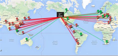 nike overseas manufacturing locations